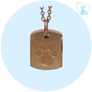 Dije-Placa-Huella-Rose-Gold-Relicarios-Urnas-Pets-in-heaven-Saltillo